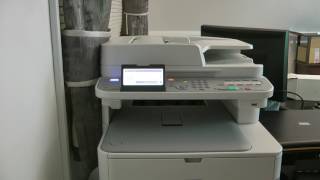 OKI MC342dn Fax Demonstration
