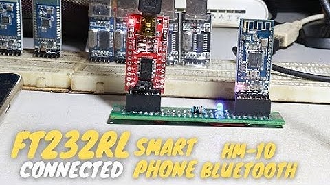 FT232RL USB Adapter | HM-10 Bluetooth |Smart Phone Connected (Filipino)