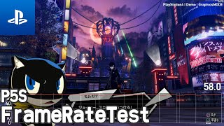 [02/PS4][グラフィック優先] ペルソナ5 スクランブル ザ ファントム ストライカーズ フレームレート検証(frame rate test)