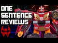 Reviewing every transformers energon toy in one sentence