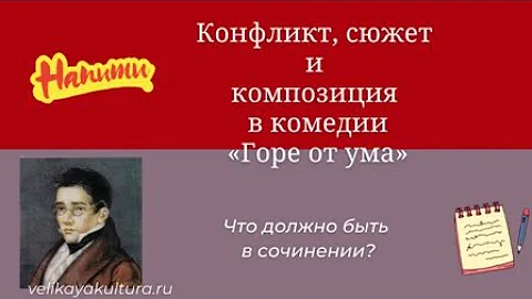 Конфликт, сюжет и композиция «Горе от ума»