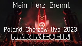 Rammstein - Mein Herz Brennt live 2023 Poland Chorzów