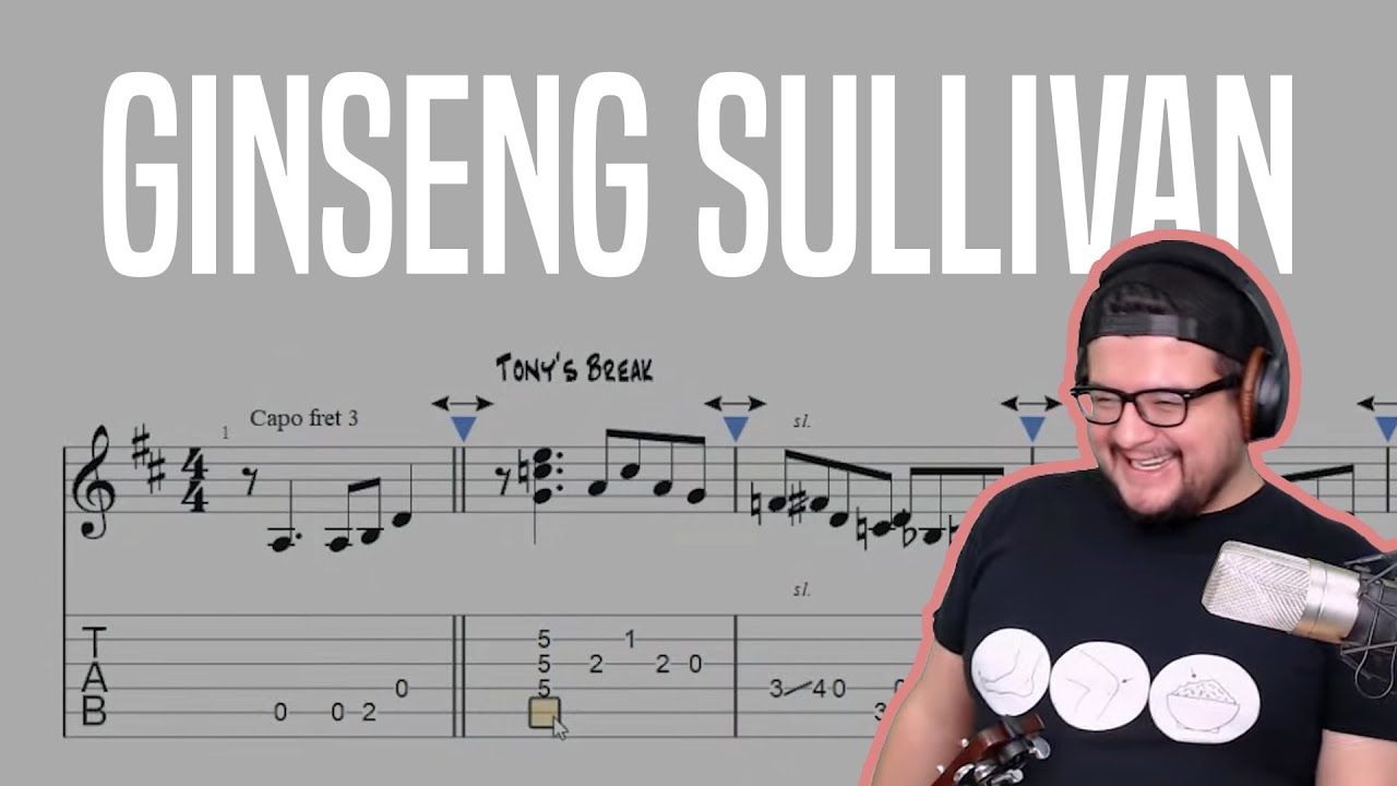 Tony Rice's Ginseng Sullivan Bluegrass Guitar Transcription Stream