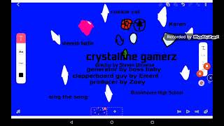 the crystalline Gamerz credits