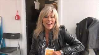 Samantha Fox Goes To The Olympic Park For A Bbc Interview - July 2012