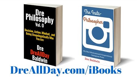 My 2 Newest Books Are Out TODAY | DreAllDay.com/DP0  | Dre Baldwin