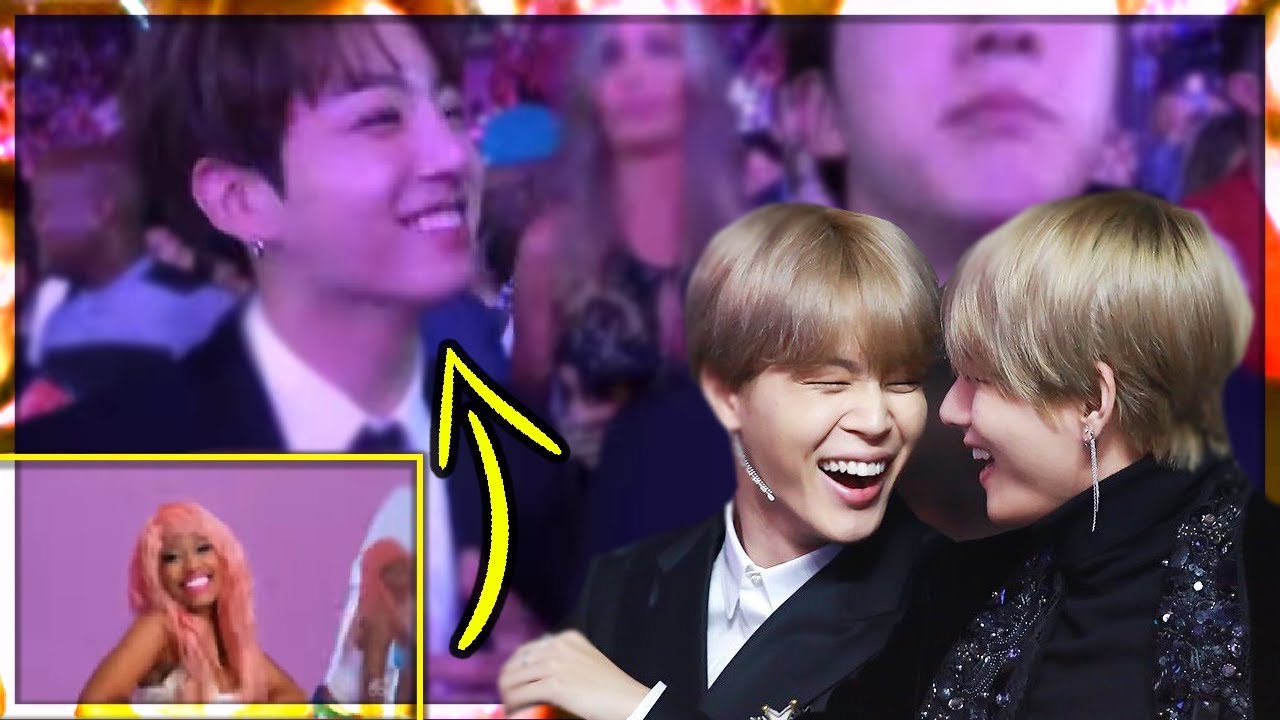 BTS Silly REACTIONS to other Idols/Celebs at Award Shows!