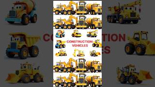 construction vehicles#learning#kids video#kidseducation#leaen vehicles#shorts#trending#newshorts
