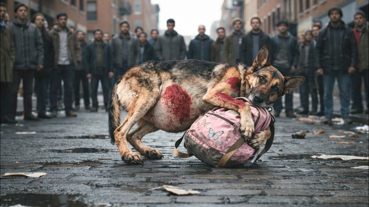 Pregnant Dog Dragged a Heavy Bag Through the Streets Every Day — When ...