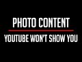 Photography channels youtube doesnt want to show you