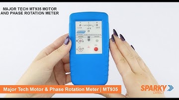 MAJOR TECH MT935 | MOTOR AND PHASE ROTATION METER
