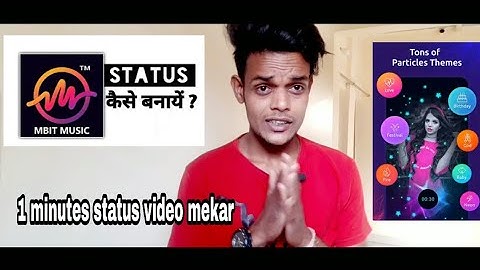 Mbit Music Status App 2020|Status kaise banaye mobile se|Mbit Music Kaise use kare