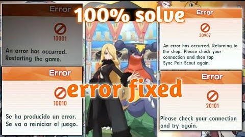 Error solved ! pokemon masters EX