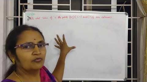 Area of triangle in coordinate geometry|Problems based on collinear points:-2