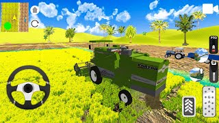 Indian Farming Simulator - Game Harvester Farming Gameplay - Harvester Driving Gameplay screenshot 4