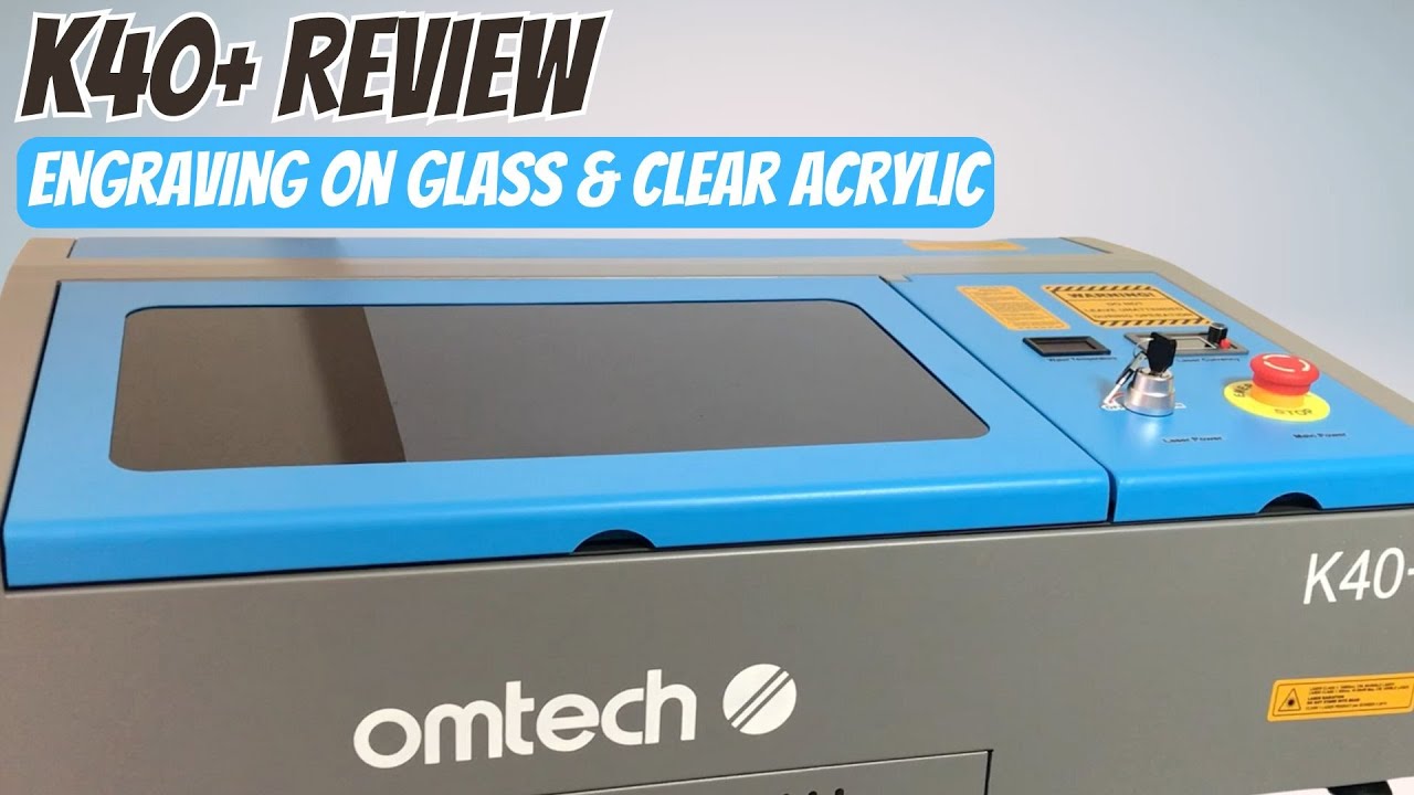 From Diode to CO2: Our Review of the OMTech K40+ Laser - YouTube
