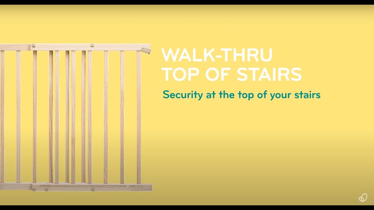 evenflo easy walk thru top of stairs gate