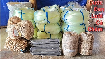 Bán Cước 120 - 140 Đan Lưới Cá Chẽm 1kg 90k.