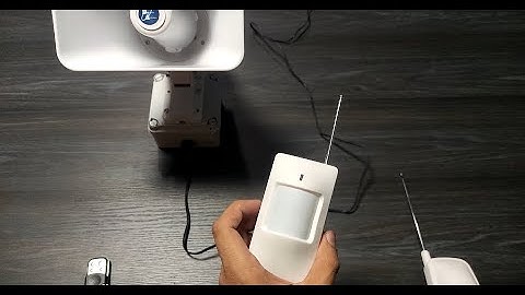 ALARMA CON SENSOR DE MOVIMIENTO RF INALAMBRICA SENSOR MAGNETICO SENSOR 433 MHZ