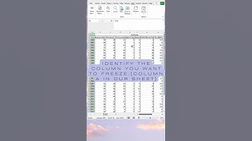 Freeze pane with ease 😎🤩 #accounting #spreadsheet #corporate #exceltips #spreadsheetlife