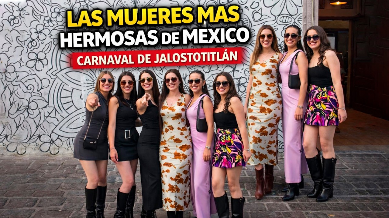 🇲🇽 Las MUJERES MÁS HERMOSAS de México💃en el CARNAVAL de JALOS 2026 ATARDECER 🎭🎉 LOS ALTOS DE JALISCO