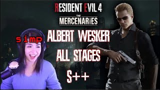 Wesker S++ All Stages in Mercenaries Mode Shenanigans (Resident Evil 4 Remake)