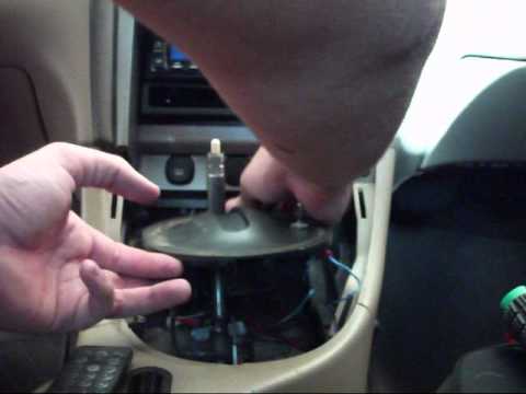 How to replace automatic shifter with any knob and boot ... 2000 chevy s10 steering column wiring diagram 