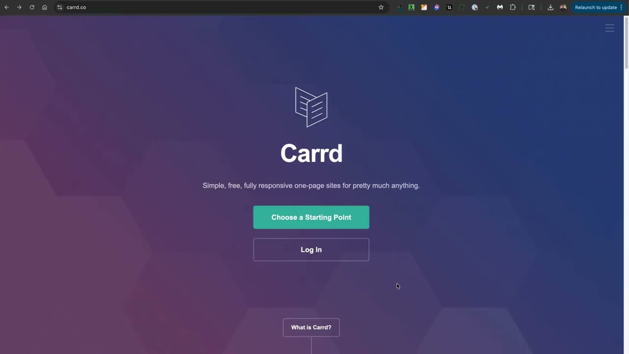How to Create a Free Carrd Account and Accept a Site Transfer | DLR Studio Co. Tutorial
