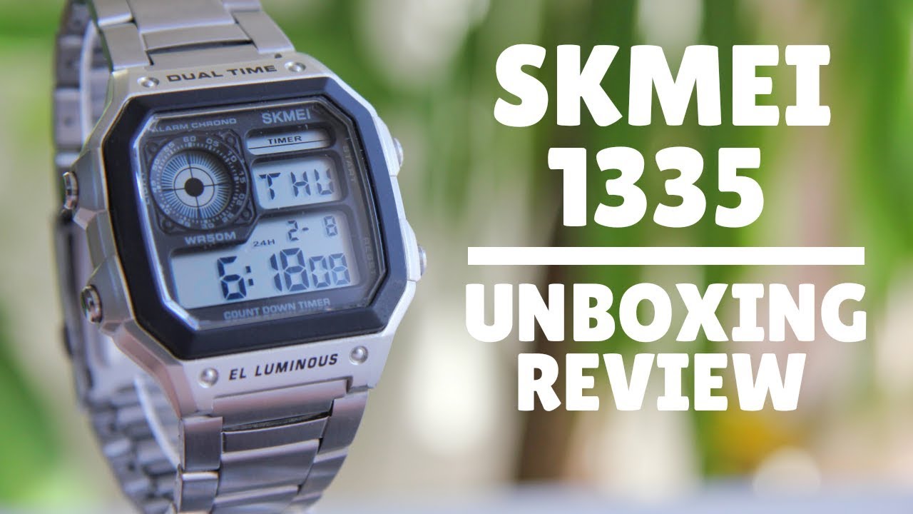 Skmei 1335 Unboxing and review - YouTube