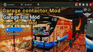 Bussid 3 file / garage contactor garageMod garage bus ??😱
