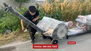 Máy cắt đá dây kim cương cắt bê tông khối sắt khối