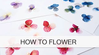 【アルコールインクアート】お花の描き方を解説