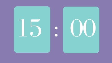 15 Minute Timer | Stay Focused and Boost Productivity