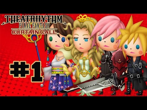 Theatrhythm Final Fantasy: Curtain Call - Walkthrough Part 1 Music Stage - Final Fantasy VII