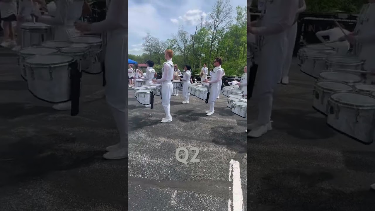 Q2 is back at it in the Semis lot! 🥁 #mapexmarching #wgi2026