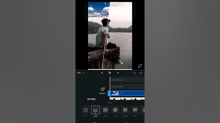 video sky change in VN aap||sky background change editing ||#shorts #editing