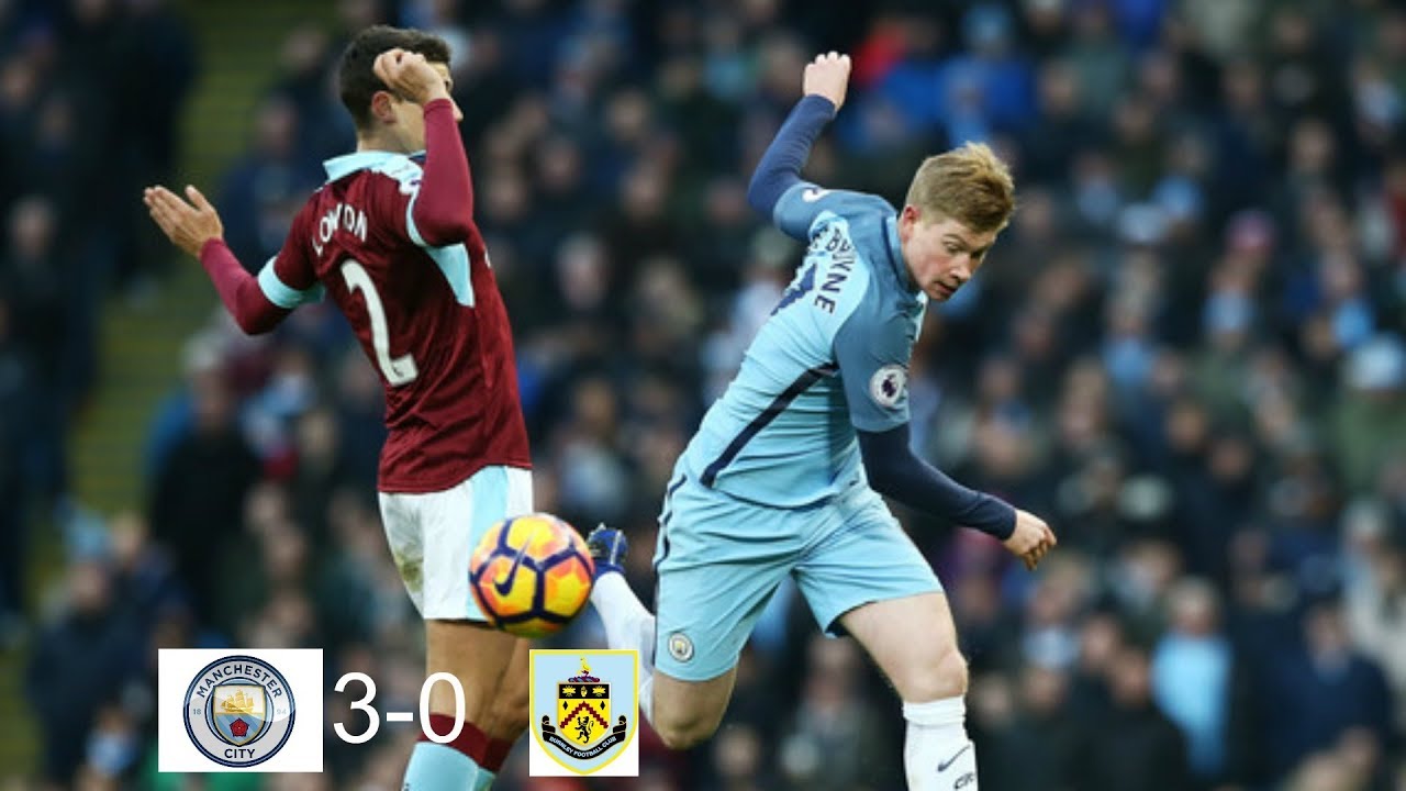 Man City vs Burnley Highlights 3-0 - YouTube