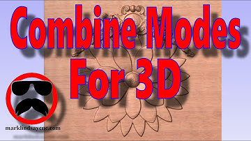 Combine Modes for 3D Models - Part 43 - Vectric For Absolute Beginners
