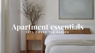 First apartment essentials | Let’s cover the basics