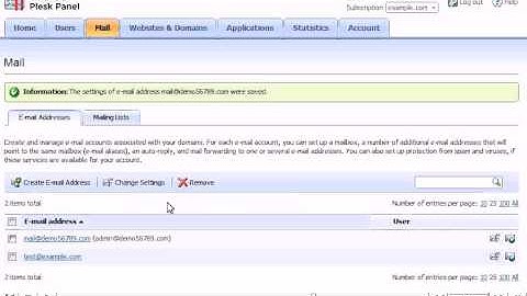 How to create E-mail Aliases in Plesk