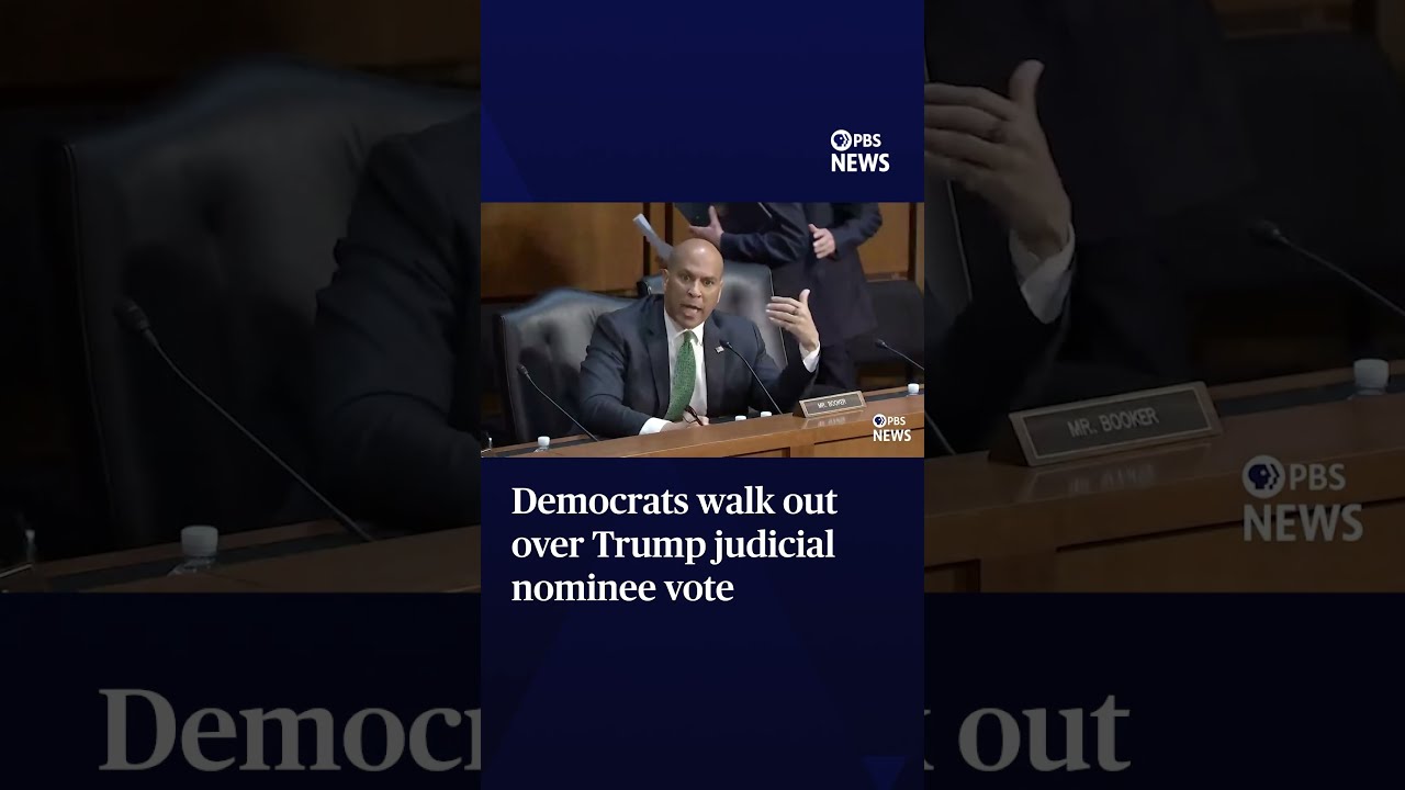 Democrats Walk Out Over Trump Judicial Nominee Vote