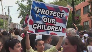 Another large protest held at NYC migrant shelter