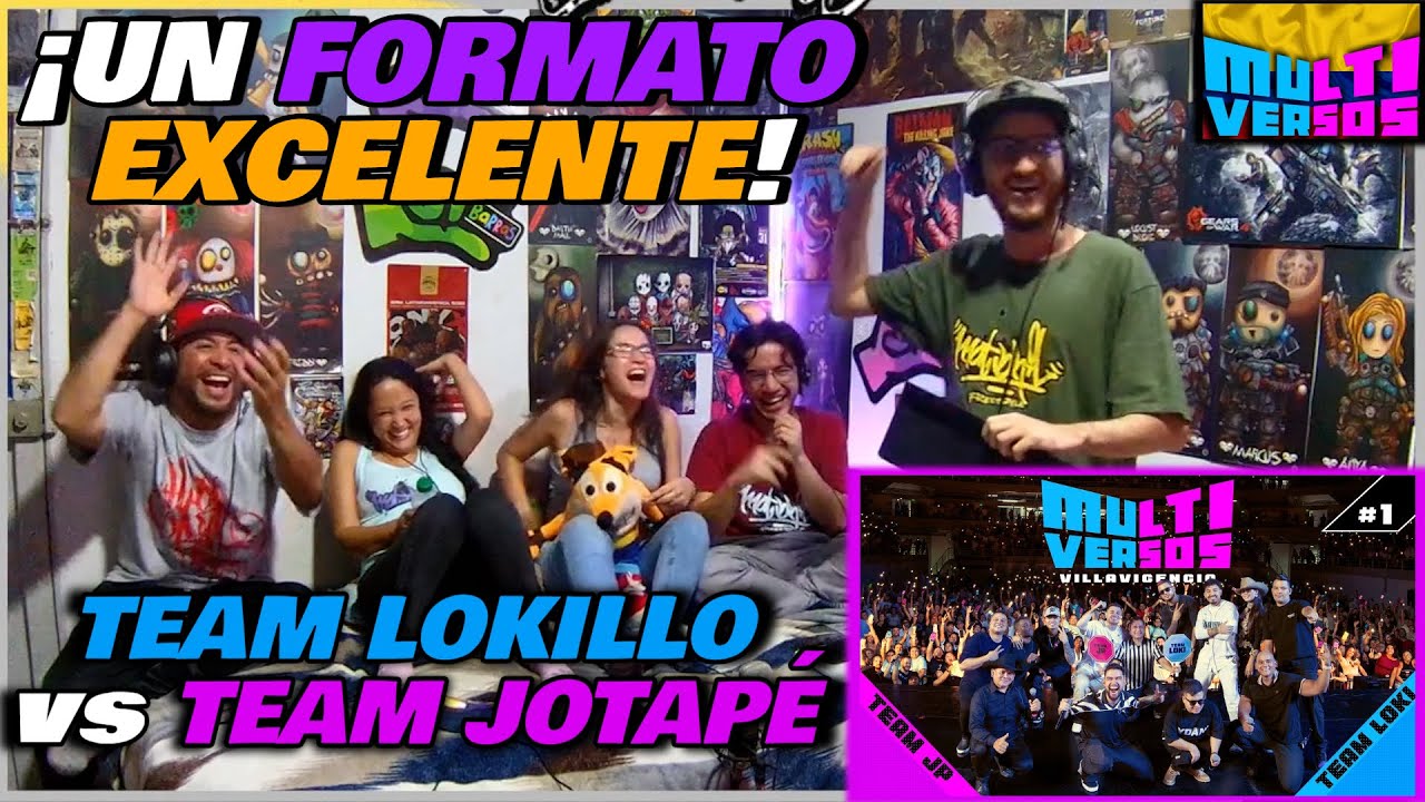 🔴MULTIVERSOS 2025 - ¡UN FORMATO EXCELENTE! - COLOMBIANOS REACCIONAN a TEAM LOKILLO vs TEAM JP #1