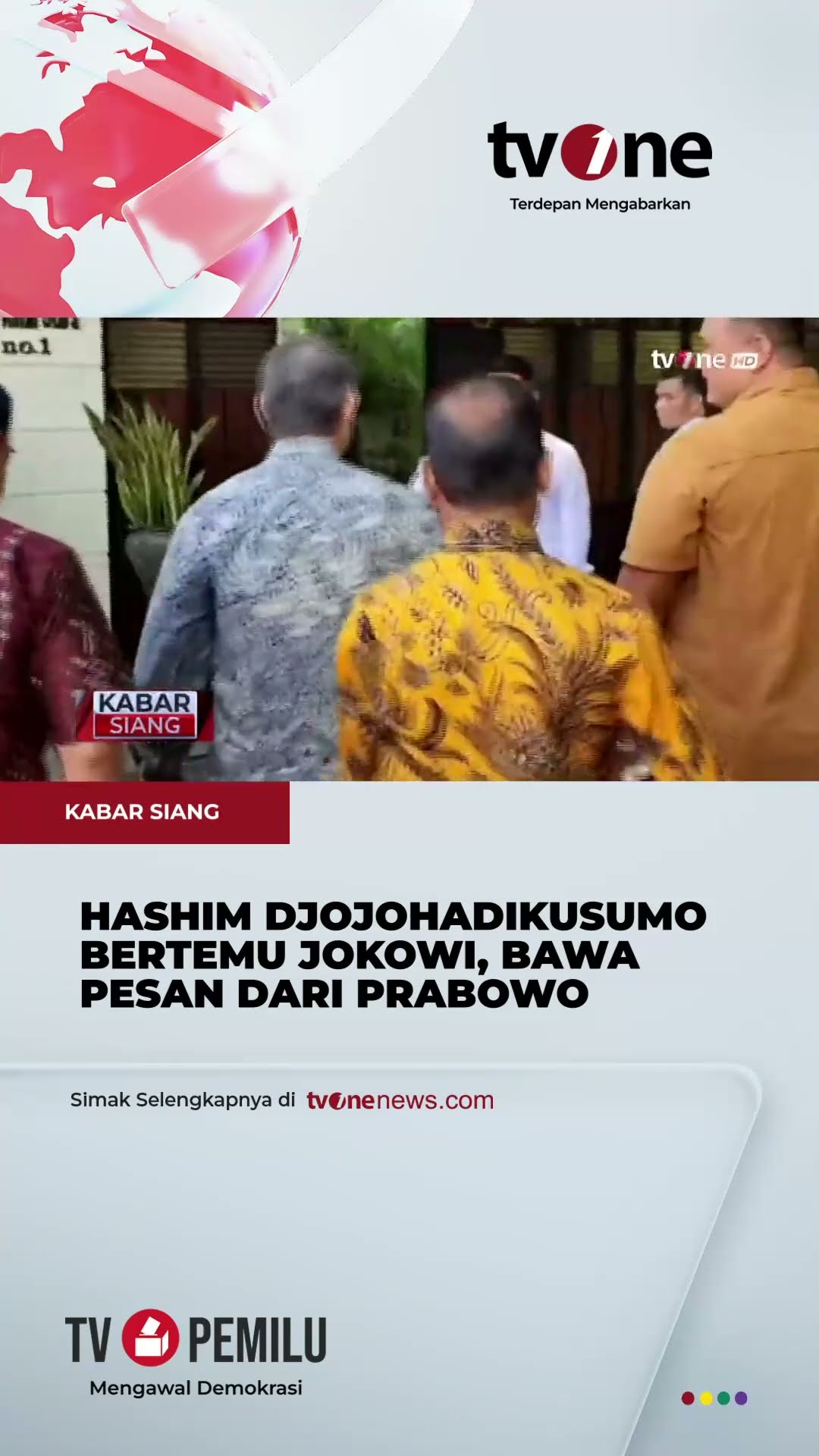 Momen Jokowi Bertemu Adik Kandung Presiden Prabowo Bahas Iklim, Energi Hingga Ekonomi | tvOne