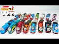 カプセルプラレール きかんしゃトーマスのガチャガチャで競争??流線形トーマス,パッチワークヒロも登場するよ！こども向けおもちゃ動画【おもとーいomotoyka2see】