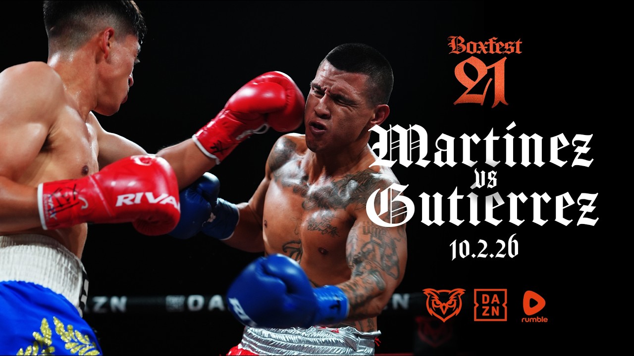 Sebastian Martinez vs Edgar Gutierrez | BOXFEST XXI | Red Owl Boxing | DAZN