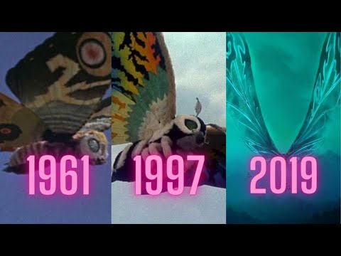 EVOLUTION OF MOTHRA IN MOVIES AND CARTOONS(1961-2021)