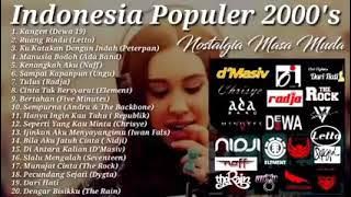 kumpulan lagu populer tahun 2000 an, nostalgia masa muda
