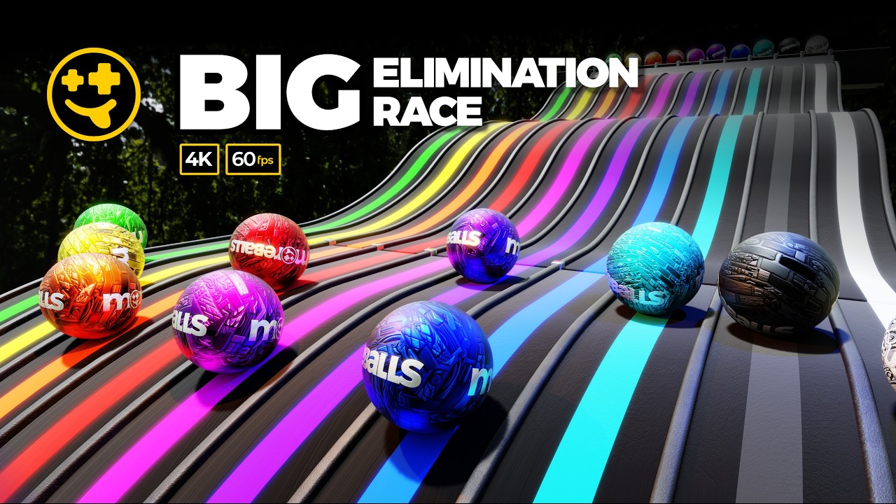 Huge Elimination Race  | #marbles #marblerun #marblerace #asmr #sensory