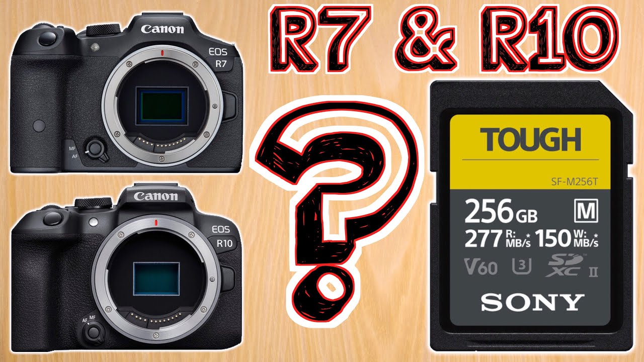 presentatie een vuurtje stoken Zwitsers BEST Memory Cards for CANON R7 & R10 Video – SD Cards for 4K 10-bit 4:2:2  Video - YouTube